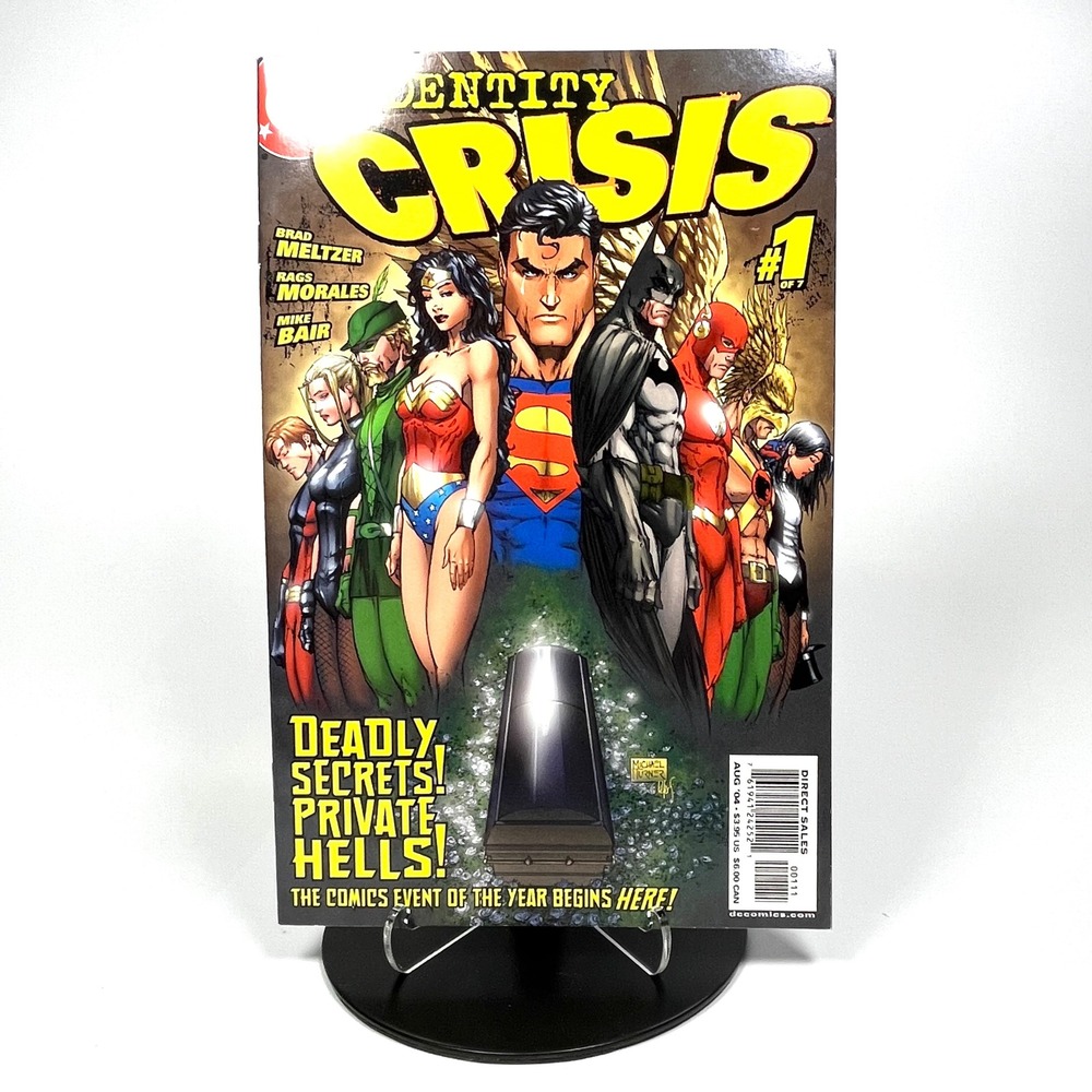 DC Identity Crisis 1 2004 Comic Book Brad Meltzer Michael Turner Cover Superman